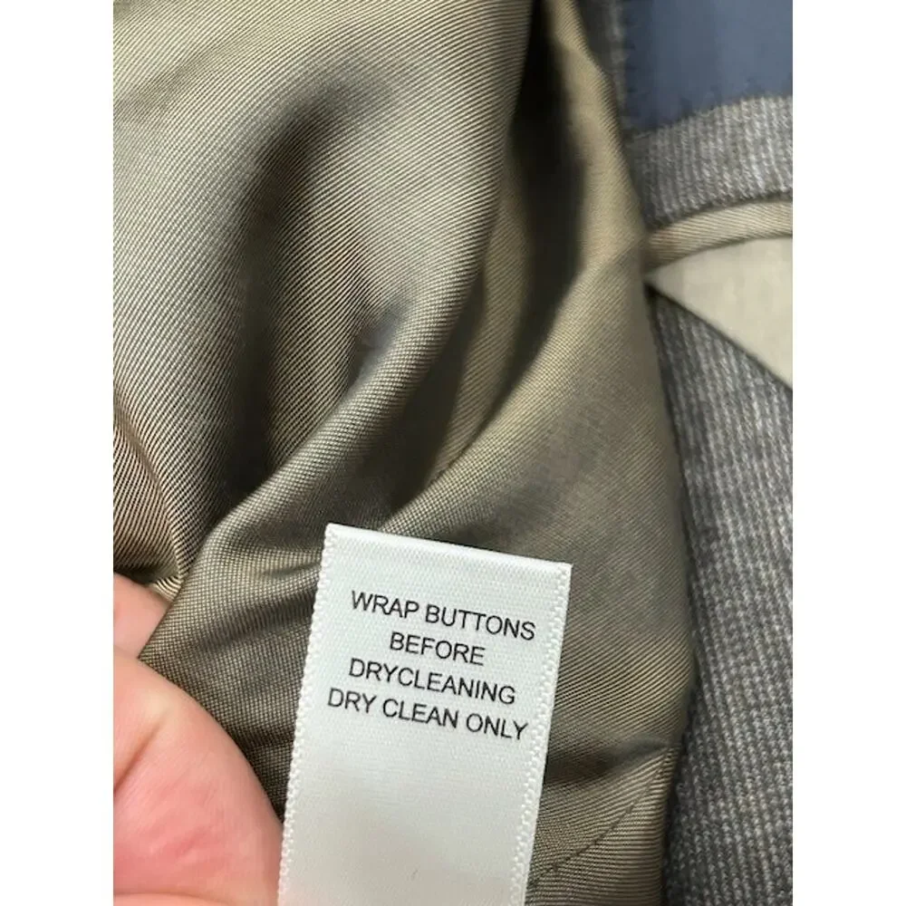 Banana Republic Mens Suit Jacket‎ Blazer 100% Single Breasted Brown Size 38R